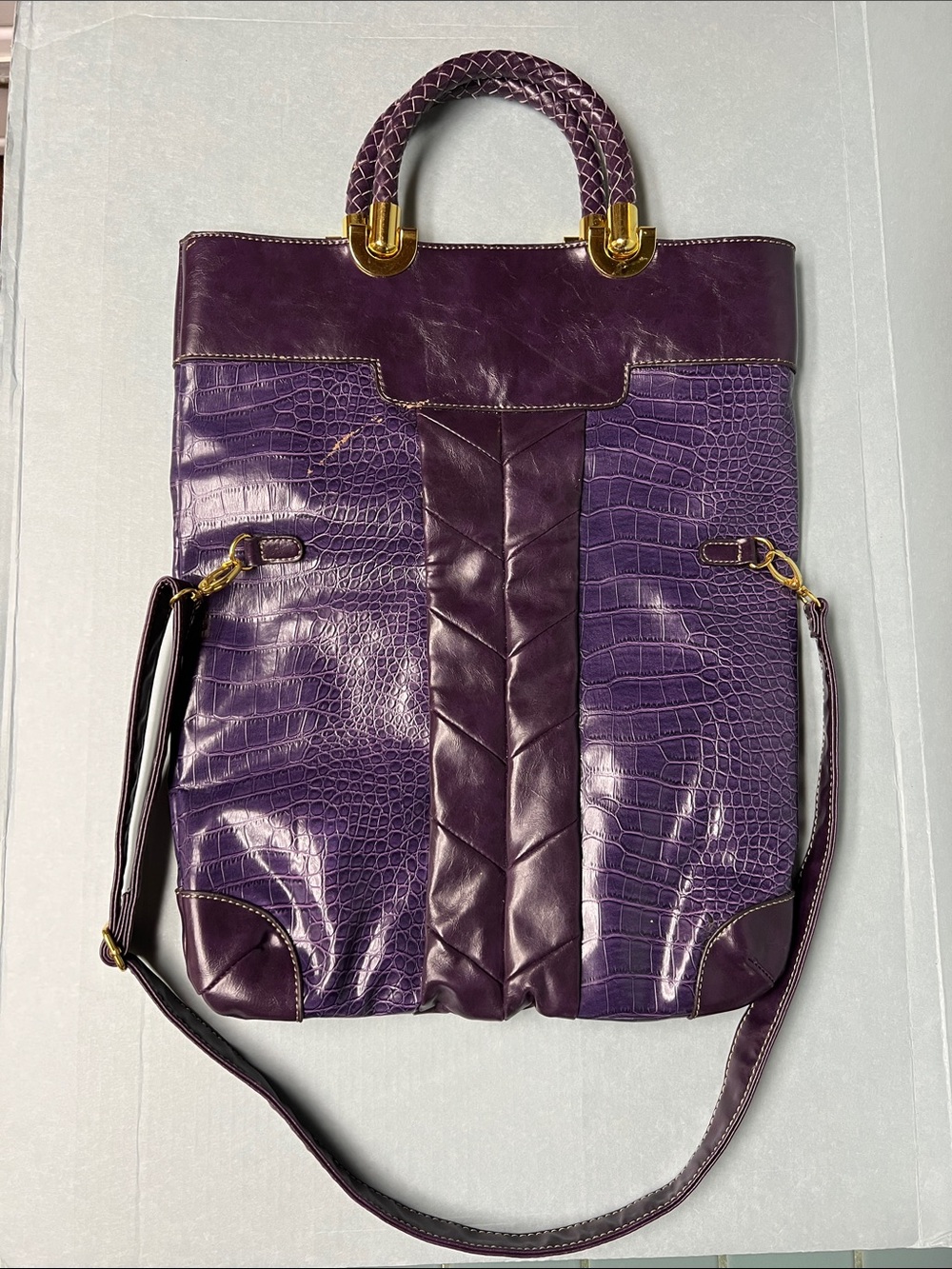 Chinese Laundry Purse/Tote purple - Picture 5 of 9